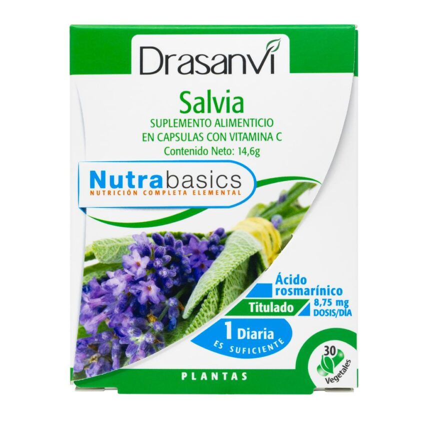 Salvia 30 Cápsulas Nutrabasics Drasanvi Macrobiótica EcoTienda